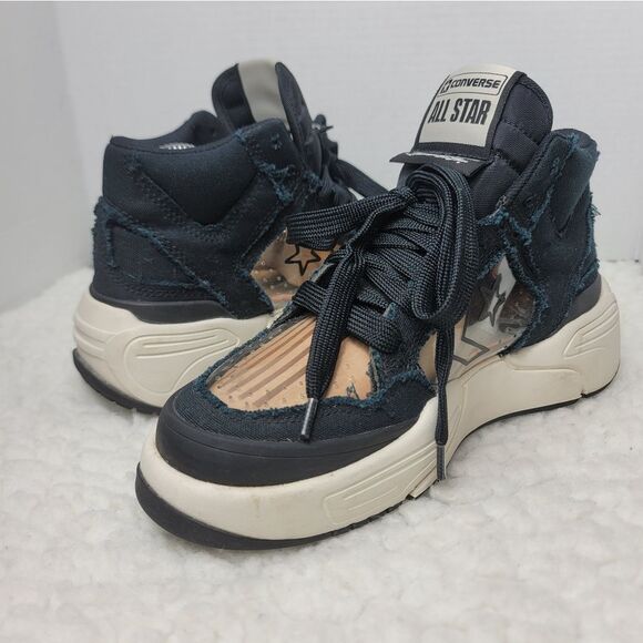 Converse ×Joshua Vides Weapon CX Hi Women's Shoes Size 7.5 Black-White A00715C - Picture 5 of 11